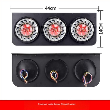 Οπίσθιο φως για ρυμούλκηση/φορτηγό, 24V LED, αδιάβροχο, τριπλό φως φρένου και σήματος στροφής, οπίσθιο συνδυασμένο φως