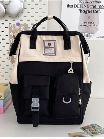 Unisex υπερ-ελαφρύ σακίδιο από νάιλον, 20–35L, συμβατό με φορητό 14 ιντσών, αστικός μινιμαλισμός, εργονομικό πίσω πάνελ