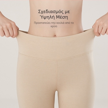 Γυναικείοι ζεστοί αντιστατικοί παντελόνες με προστασία γονάτων, υψηλή μέση, διπλό στρώμα, πάχος 251–300 g/m²