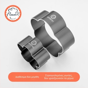 Μορφή για ψωμί με σχέδιο ανθού δαμάσκηνου, αλουμινίου προφίλ, μη-κολλητικό, εύκολη απελευθέρωση, μοντέρνος μινιμαλιστικός σχεδιασμός