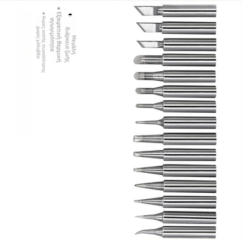 Κεφαλή συγκόλλησης χωρίς μόλυβδο, με ευθύ και καμπύλο άκρο, από χαλκό, για σταθμό συγκόλλησης 936