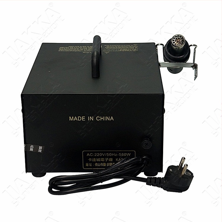 Σταθμός θερμού αέρα και κολλητής με αντιστατικό σύστημα, ψηφιακή διπλή οθόνη, ρύθμιση θερμοκρασίας, 220V