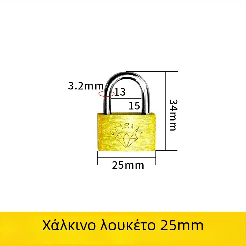 Κλειδαριά από ορείχαλκο – XB μάρκα, οικιακή κλειδαριά, Μοντέλο Brass, Μοντέρνο μίνιμαλ στυλ, Εμβέλεια εφαρμογής: Άλλο