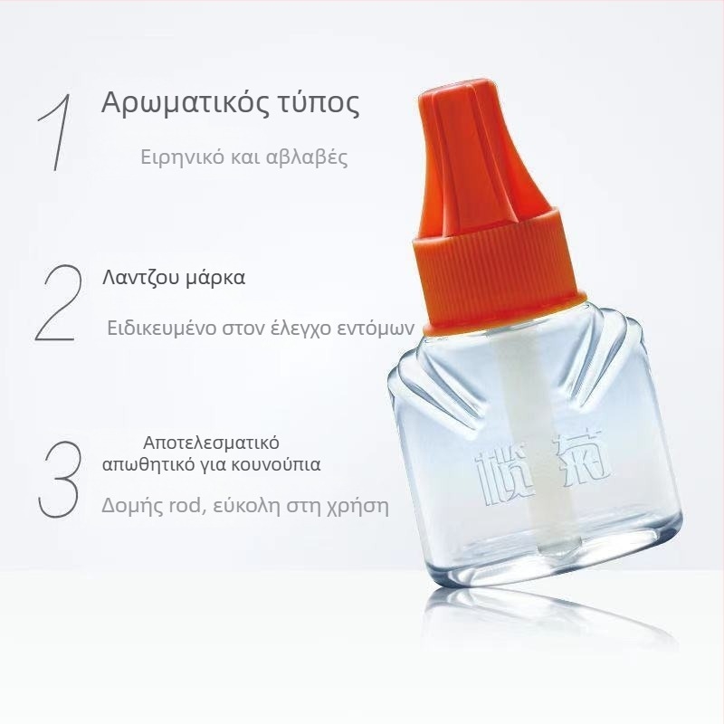 Ηλεκτρικό εντομοαπωθητικό υγρό για κουνούπια – υγρή μορφή, 33 ml, συσκευασία 72 τεμάχια, πιστοποιητικό wp20160050