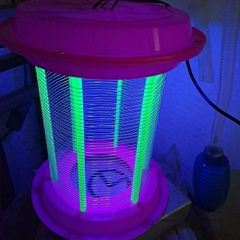 Ηλεκτρική λάμπα εξόντωσης κουνουπιών με LED, κάλυψη έως 10 τ.μ., χειροκίνητο ηλεκτροσόκ θανάτωσης κουνουπιών, χωρίς ενσωματωμένη μπαταρία