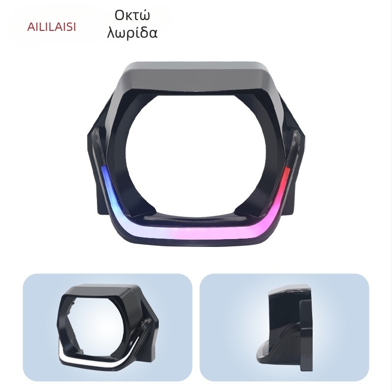 Κάλυμμα διακόσμήσης προβολέα με τετράγωνο φακό για αυτοκίνητα και μοτοσικλέτες (PVC; 3-12W; 3-12V; 2.5A; γενικού σκοπού)