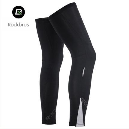 ROCKBROS Ποδηλατικές μανσέτες ποδιών με προστασία γονάτου – Unisex, Πολυεστερικό ύφασμα, Διαμορφώσιμη επεξεργασία