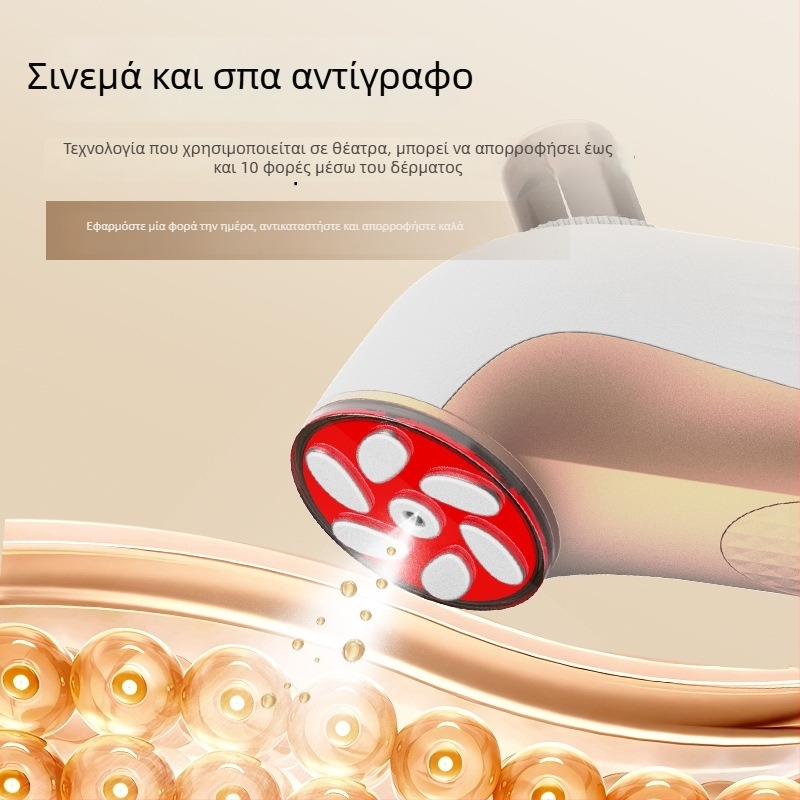 Συσκευή προσώπου EMS με μικρορεύμα, ηλεκτροπόρωση, LED φωτοανανέωση, φορητή με ενσωματωμένη μπαταρία 500–800 mAh, IPX7 αδιάβροχο