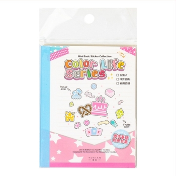 Mr. Paper PET Μίνι Βιβλίο Αυτοκόλλητων — Χαριτωμένο Στυλ, Εκτύπωση, Χωρίς Παραμετροποίηση