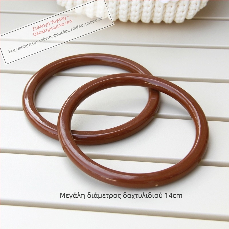 Τσάντα από ρητίνη σε σχήμα D με διαφανή δαχτυλίδι – Καλοκαίρι 2024, για χαλαρό ταξίδι, αδιάβροχη