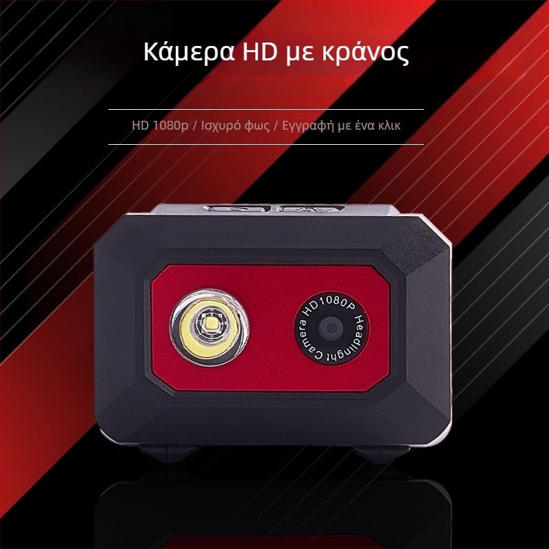 Κάμερα κράνους F18 για υπαίθρια αθλήματα, βίντεο 1080p, 2MP αισθητήρας, υποστήριξη κάρτας μνήμης, μπαταρία 6 ωρών