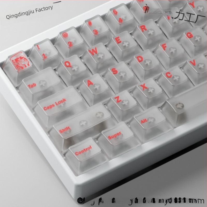 Διαφανείς ABS keycaps για μηχανικά πληκτρολόγια – Bluetooth συνδεσιμότητα, καθολική συμβατότητα, μηχανικοί διακόπτες, μονοχρωματικός φωτισμός