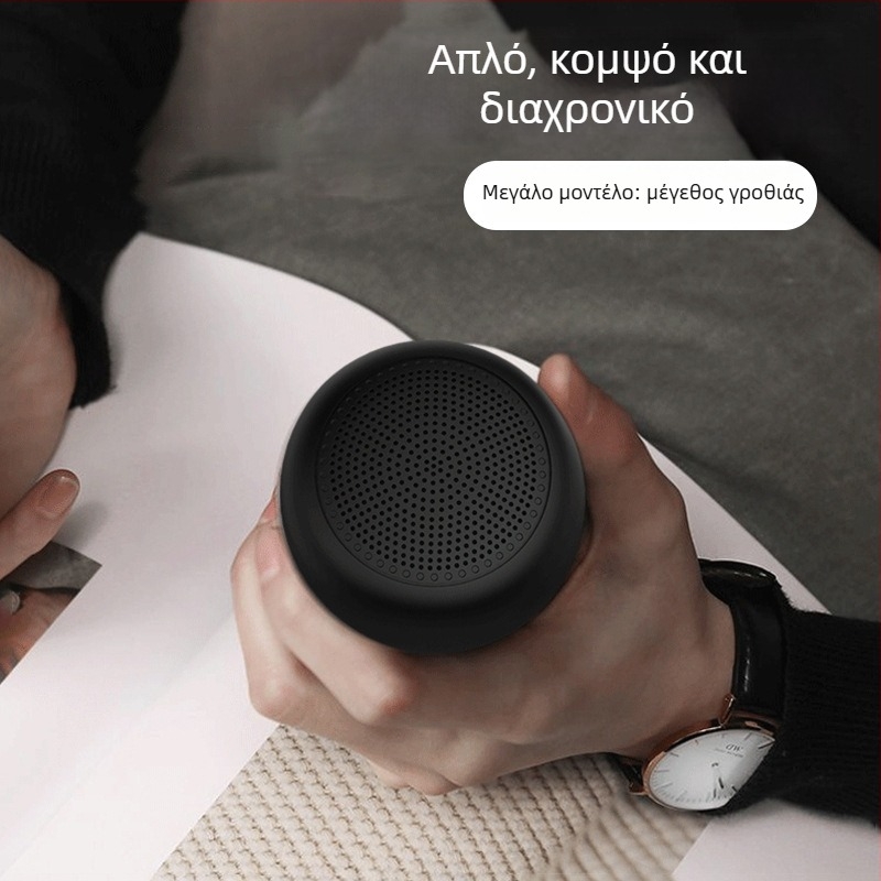 Μίνι Bluetooth ηχείο με φωνητικές ενδείξεις, θύρα για κάρτα και φορητό λουράκι
