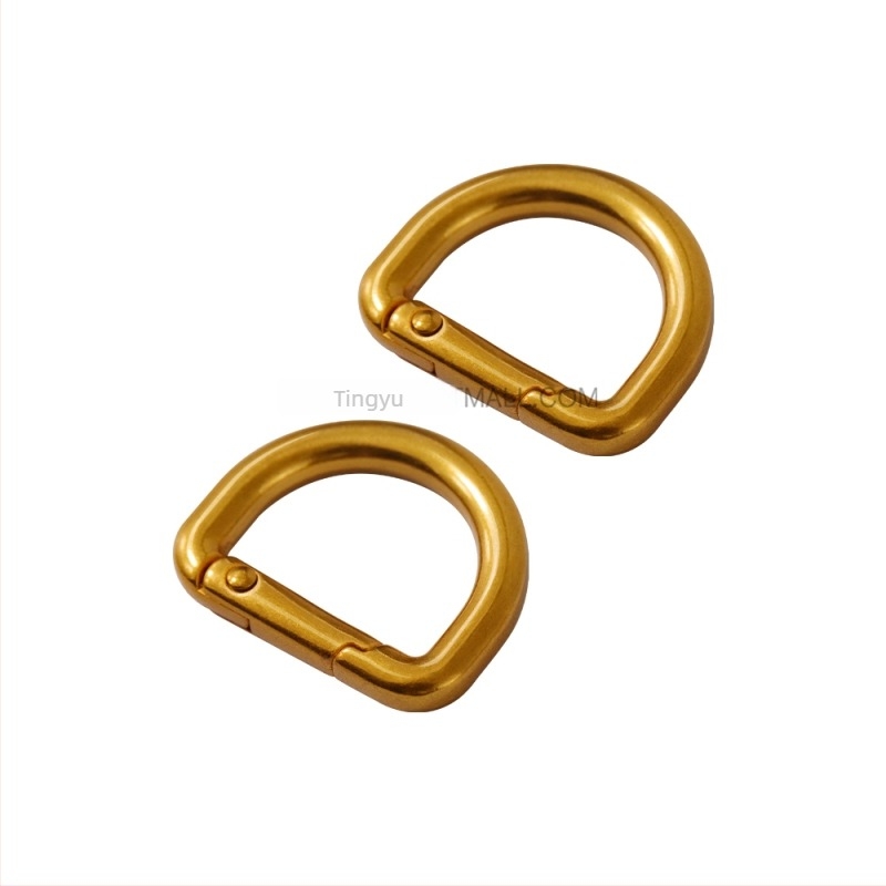 Δ-μορφής σφυρήλατη πόρπη για τσάντες – μεταλλική πόρπη με άνοιγμα, εξαρτήματα DIY για αλυσίδα τσάντας Κέλι