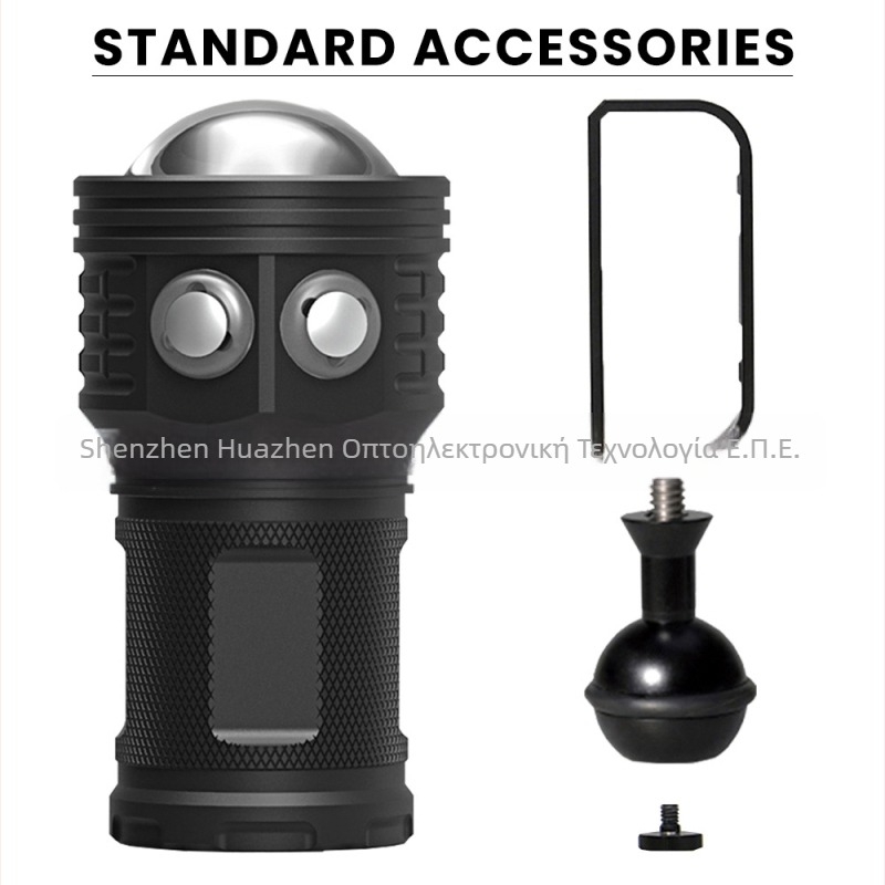 Φωτισμός κατάδυσης με COB LED, αλουμινένιο σώμα, asafee, προσαρμοζόμενες ρυθμίσεις, έτοιμο για ιδιωτική ετικέτα