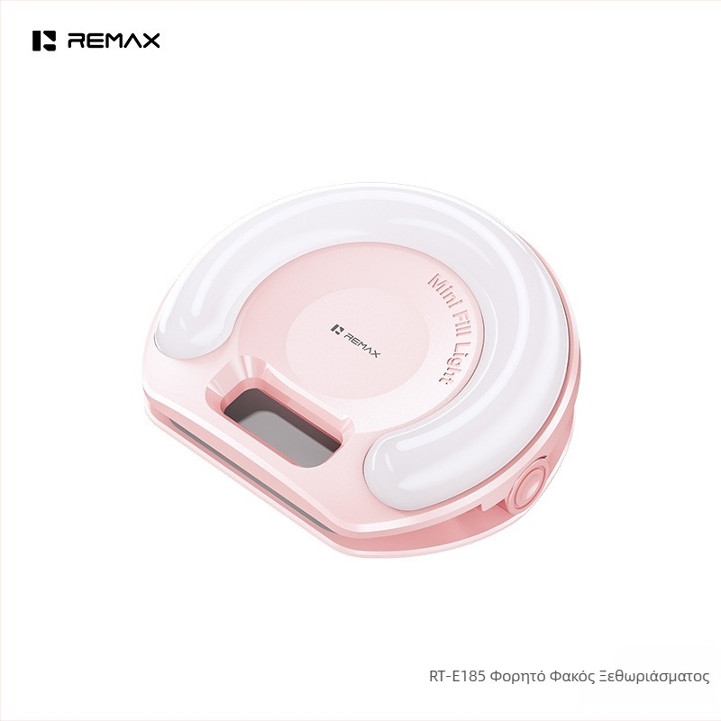 Remax Rt-e185 LED φωτιστικό πλήρωσης, φορητό, κάτω από 10W, 5500–5600K, για ζωντανές μεταδόσεις και βιντεοσκοπήσεις