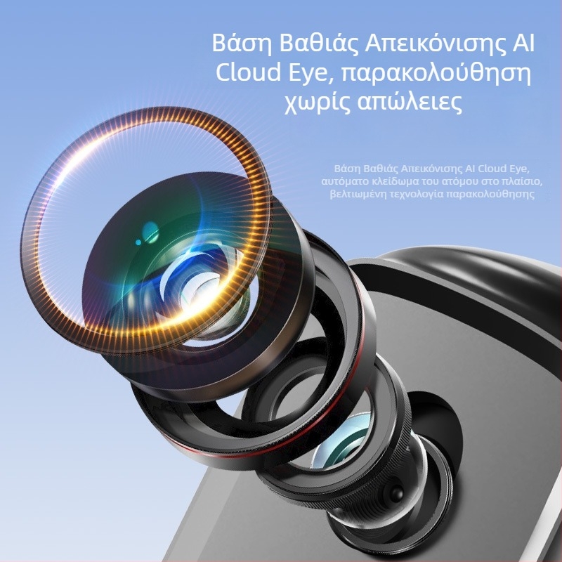 Willpai σταθεροποιητής γυροσκοπίου με παρακολούθηση προσώπων и 360° pan-tilt, χωρίς εφαρμογή, πλαστικό σώμα, 252 g