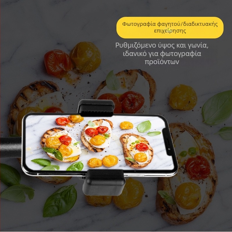 Βάση Lazy bracket για κινητό ζωντανό streaming με κάθετη λήψη, κατασκευή από πλαστικό και σίδηρο, μοντέλο Mobile Live Broadcast Vertical Shooting Bracket