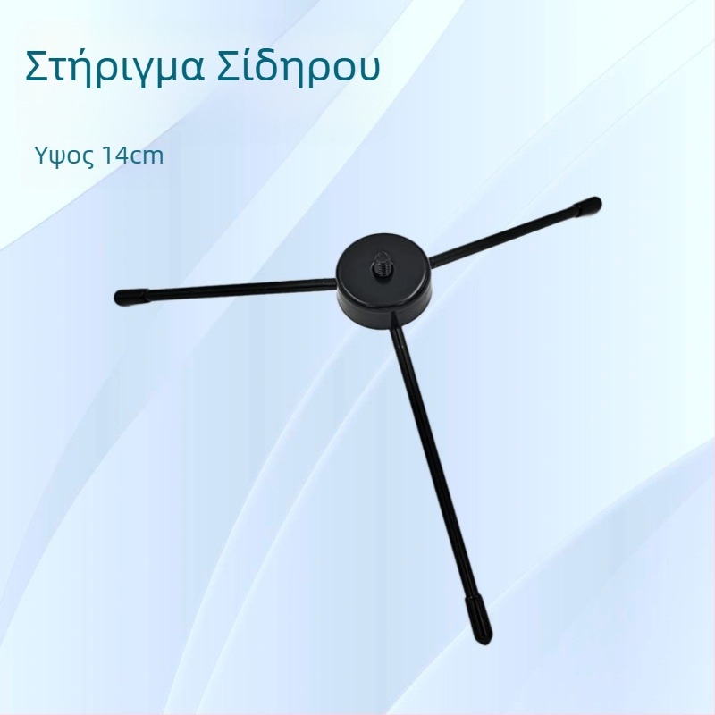 Επιτραπέζια βάση για κάμερα και smartphone, τρίποδο με βίδα 1/4 ίντσας, μεταλλική κεφαλή παν-tilt