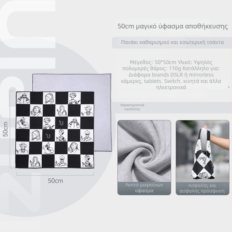 Τσάντα κάμερας για μηχανές χωρίς καθρέφτη; στυλ: τσάντα χειρός, αστικός μινιμαλισμός; Άνοιξη 2025; κυρτός ιμάντας ώμου