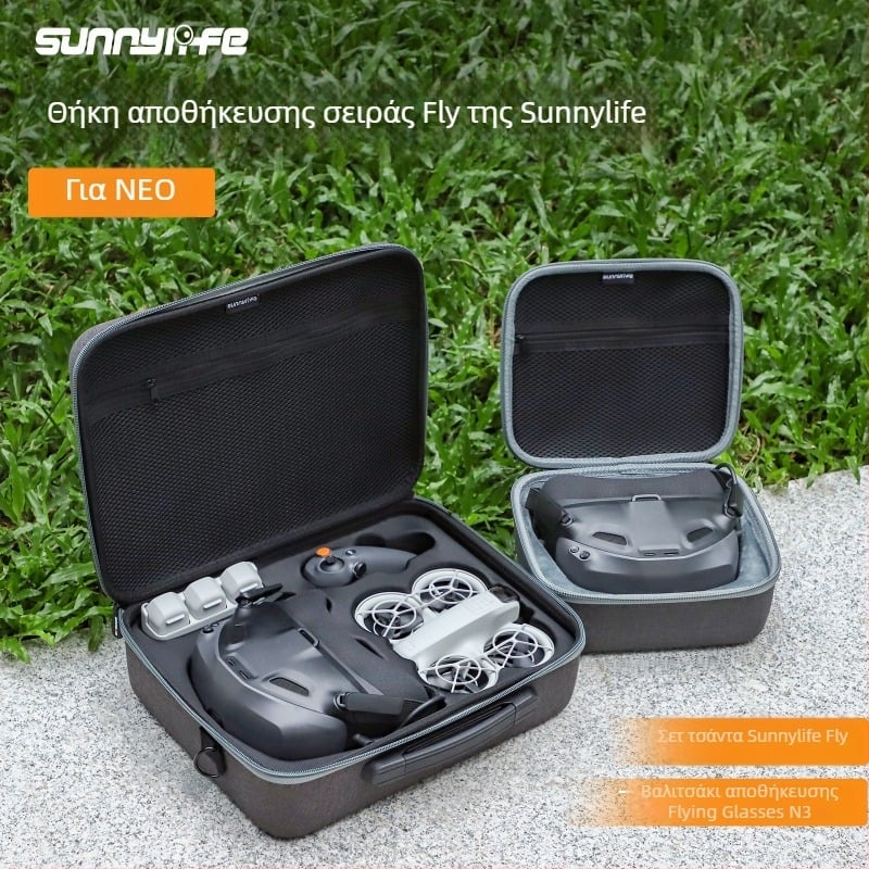 Sunnylife Θήκη Αποθήκευσης NEO2 για γυαλιά N3 με ανίχνευση κίνησης, PC περίβλημα NE-B936/B937