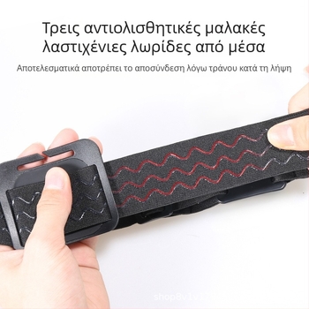 Κεφαλόδεσμος JD-02 για κάμερες δράσης, παγκόσμια συμβατότητα, ελαστικό ύφασμα + PC, προσαρμόσιμο λογότυπο