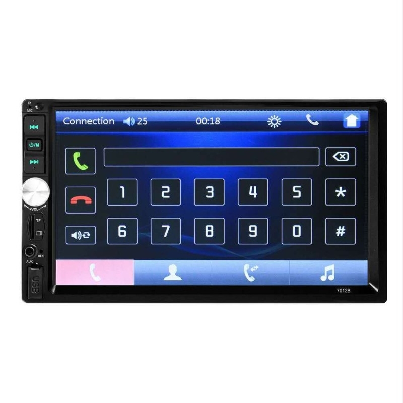 MP5 αυτοκινήτου πολυμεσικός player, universal 1DIN/2DIN, Bluetooth, LCD οθόνη, 64GB αποθήκευση