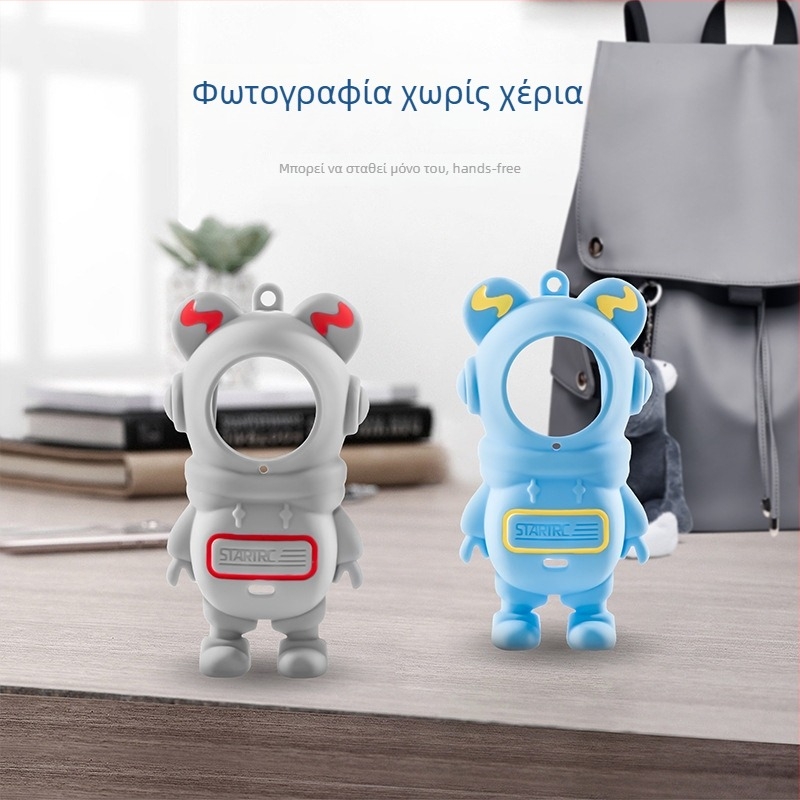 Σιλικονούχος προστατευτική θήκη για Insta360 GO3/S με αντικραδαστικό κάλυμμα φακού – Μοντέλο ST-15010033+15010037. Περιλαμβάνει: θήκη από σιλικόνη, λουρί ασφαλείας, λουρί χεριού