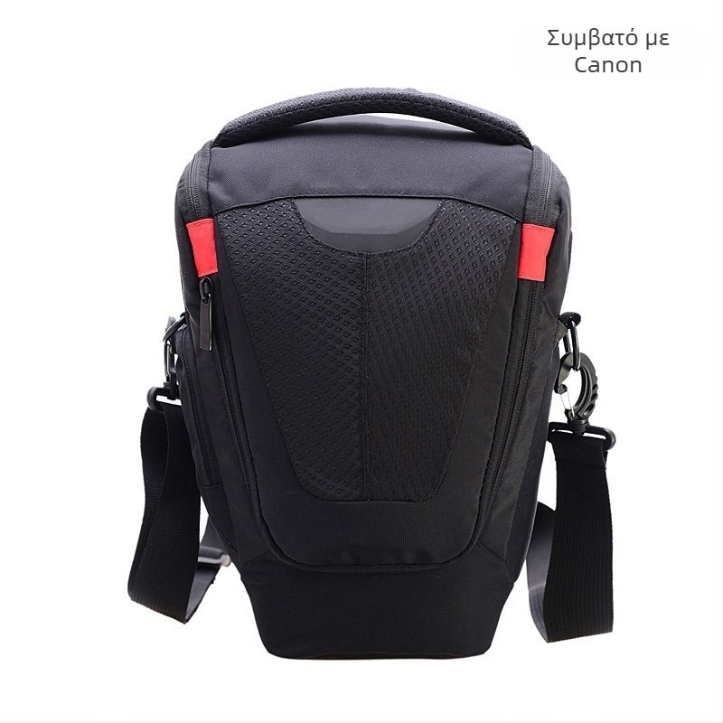 Τσάντα DSLR για φωτογραφική μηχανή – Μεγαλύτερη τριγωνική τσάντα για τηλεφακούς 70-200/100-400, ναϊλον, συμβατή με Nikon, Canon και Sony