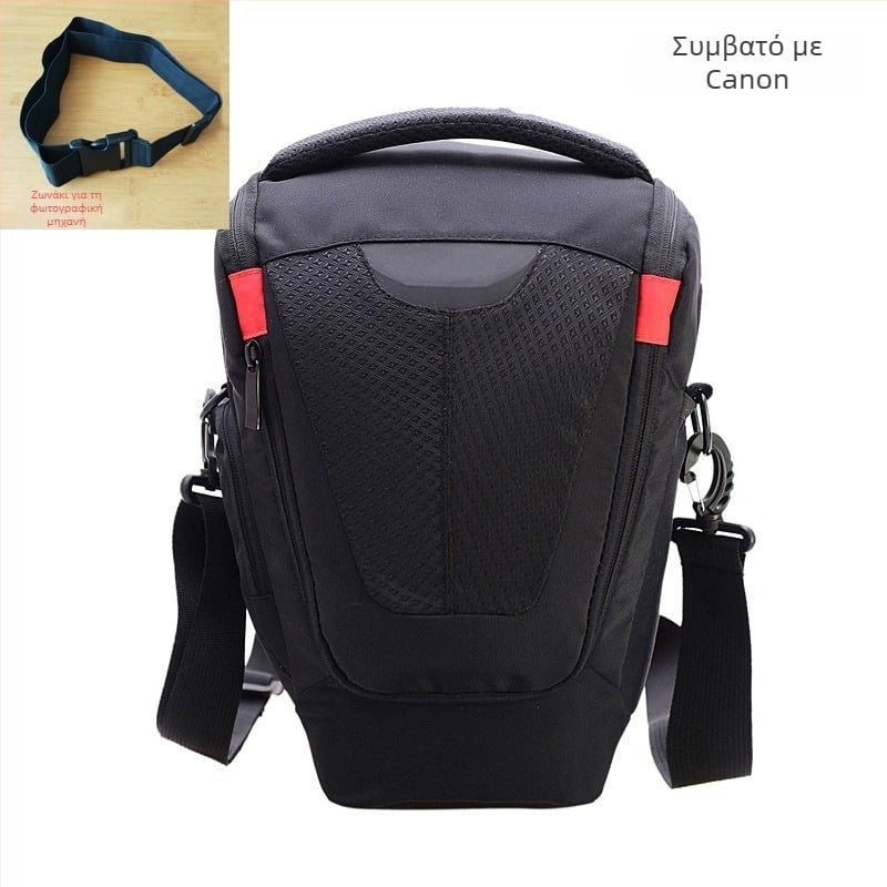 Τσάντα DSLR για φωτογραφική μηχανή – Μεγαλύτερη τριγωνική τσάντα για τηλεφακούς 70-200/100-400, ναϊλον, συμβατή με Nikon, Canon και Sony