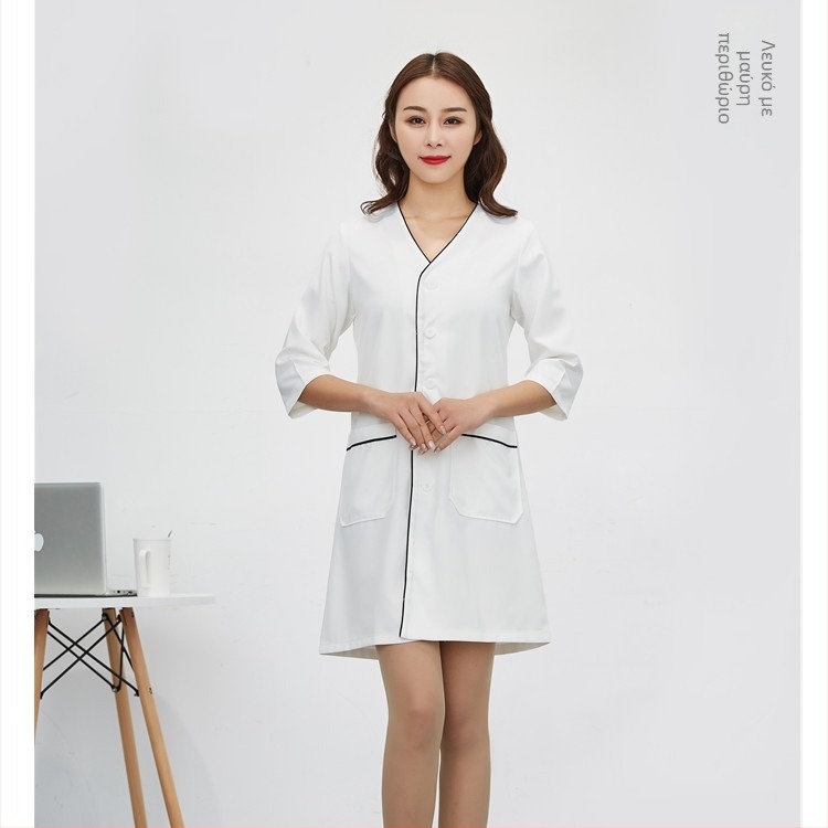 Unisex παλτό για κοσμητικό σαλόνι και ιατρικά περιβάλλοντα: Απομάκρυνση υγρασίας, 35% βαμβάκι / 65% πολυεστέρας