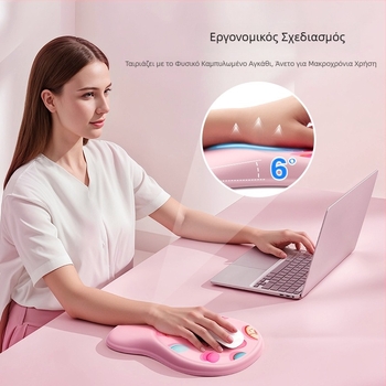 Μαξιλαράκι καρπού για ποντίκι, σιλικόνη, διπλής όψης, αντιολισθητικό, ανθεκτικό στη φθορά, εύκολο στον καθαρισμό - για γραφείο