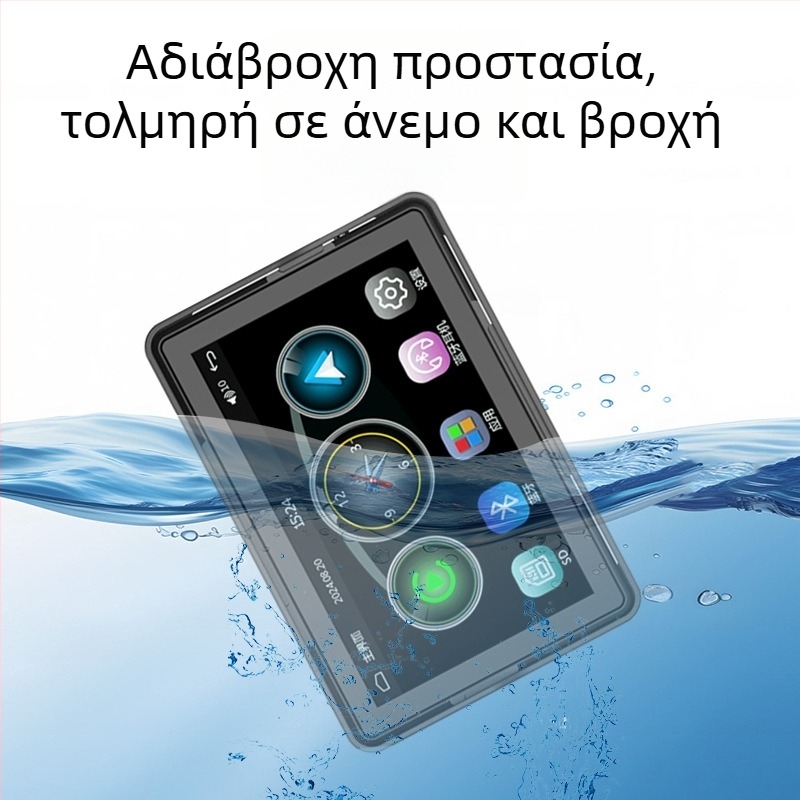 Κάμερα καταγραφής μοτοσικλέτας με προβολή 360°, αισθητήρας 2.0 MP, υποστήριξη TF κάρτας έως 64 GB, ανάλυση 1600x600, τοποθέτηση στην μπροστινή μεριά της μοτοσικλέτας