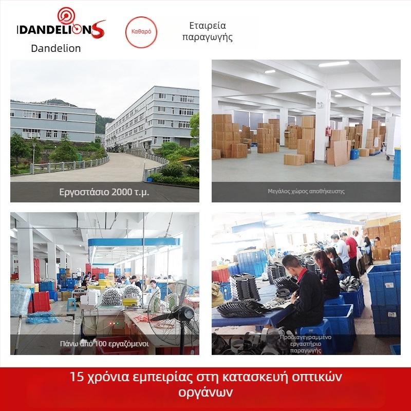 Αναδιπλούμενος τετράγωνος φορητός μεγεθυντικός φακός με USB φόρτιση, 10 LED, τρία επίπεδα φωτισμού, οθόνη ισχύος