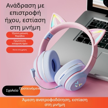 JST-BT035D Ασύρματο ακουστικό κεφαλής Bluetooth, αναδιπλούμενο, υποδοχή κάρτας, στερεοφωνικό, Bluetooth 5.3, εμβέλεια 10 μ, μπαταρία >8 h, IPX4
