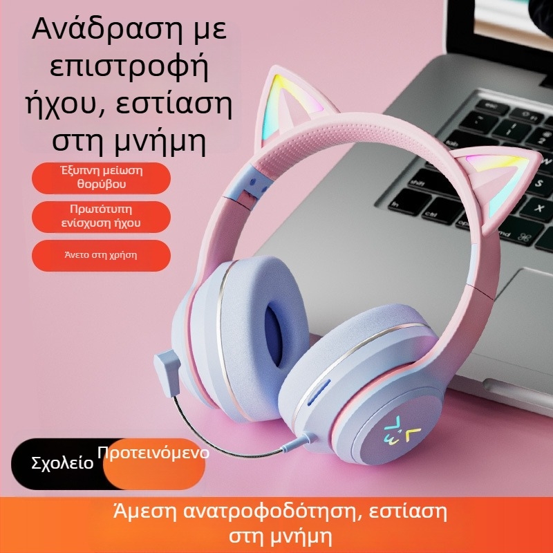 JST-BT035D Ασύρματο ακουστικό κεφαλής Bluetooth, αναδιπλούμενο, υποδοχή κάρτας, στερεοφωνικό, Bluetooth 5.3, εμβέλεια 10 μ, μπαταρία >8 h, IPX4