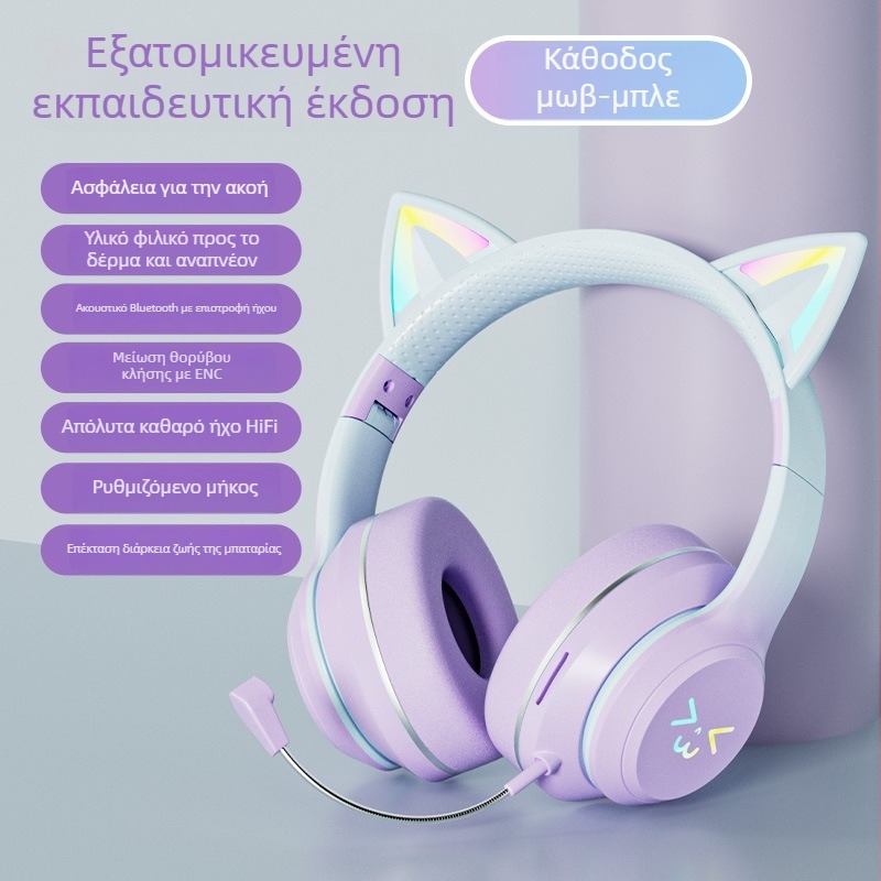 JST-BT035D Ασύρματο ακουστικό κεφαλής Bluetooth, αναδιπλούμενο, υποδοχή κάρτας, στερεοφωνικό, Bluetooth 5.3, εμβέλεια 10 μ, μπαταρία >8 h, IPX4