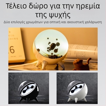 Cute degree Μοντέρνο μινιμαλιστικό κυκλικό επιτραπέζιο φωτιστικό με ακρυλικό κάλυμμα, USB 5V, διακόπτης κουμπιού