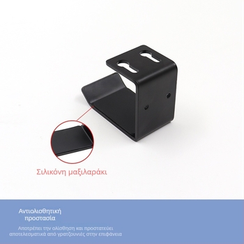 Επιτραπέζιο στήριγμα ακουστικών, μεταλλικό, μοντέλο HH-009, χωρίς τρύπες, καθολική συμβατότητα