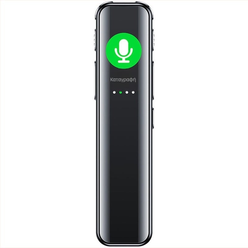 Φορητός επαγγελματικός καταγραφέας φωνής με HD μείωση θορύβου για δικηγόρους και συναντήσεις, έτοιμος για μεταγραφή (Χωρίς υποστήριξη εξωτερικής μνήμης; Χωρίς καταγραφή βίντεο; Όχι OEM; Δεν είναι δυνατή η εκτύπωση λογοτύπου; Χωρίς εγγύηση)