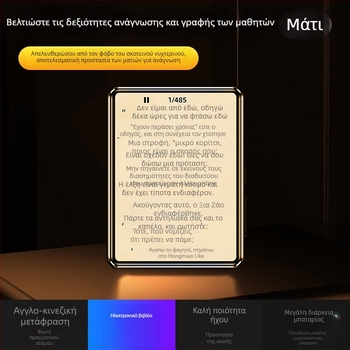 A8 MP3/MP4 player με οθόνη αφής, υποστήριξη TF κάρτας, USB 2.0, θύρα ακουστικών 3,5 mm, MP3/WMA/WAV/OGG/FLAC