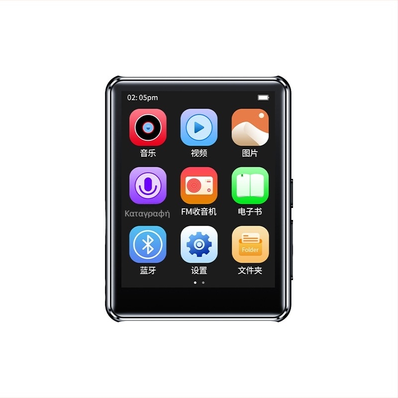 A8 MP3/MP4 player με οθόνη αφής, υποστήριξη TF κάρτας, USB 2.0, θύρα ακουστικών 3,5 mm, MP3/WMA/WAV/OGG/FLAC
