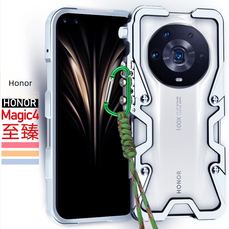 ZIMON μεταλλικό πίσω κάλυμμα για το Honor Magic4 Ultimate Edition – αρχικό μηχανικά κατεργασμένο προστατευτικό κάλυμμα με πλήρη προστασία