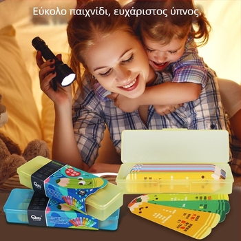 Διαδραστικό παιχνίδι καρτών για τον ύπνο – εκπαιδευτική φυσική για παιδιά 4–6 ετών (υλικό: πλαστικό; ηλικία: 4–6; προάγει επικοινωνία γονέα-παιδιού; συσκευασία: έγχρωμο κουτί)