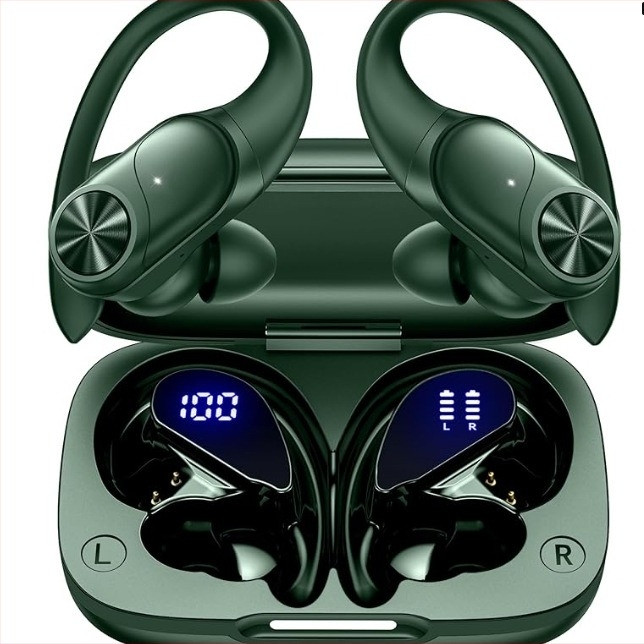 Ασύρματα ακουστικά τύπου in-ear Bluetooth, IPX7 αδιάβροχα, μακρύς χρόνος μπαταρίας άνω των 8 ωρών, μείωση θορύβου