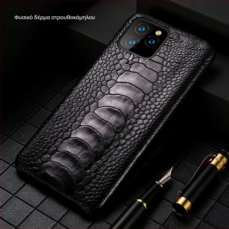 Θήκη iPhone από γνήσιο δέρμα, χειροποίητη, πίσω κάλυμμα, στιλ ελαφριάς πολυτέλειας, με δυνατότητα προσαρμογής, συμβατή με Apple iPhone