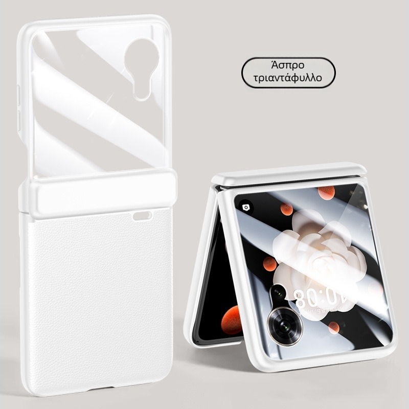 Θήκη κινητού για Honor MagicVflip – Συνθετικό δέρμα, ανάγλυφη επιφάνεια, προστασία από κραδασμούς, Διάχυση θερμότητας, Αντιδακτυλικό