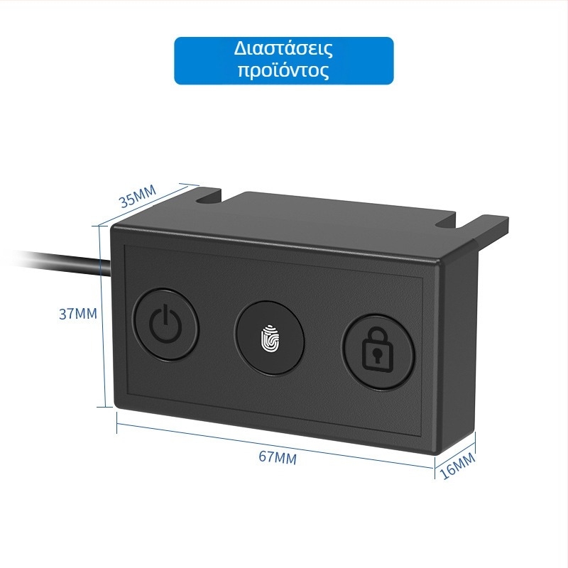 ZW01 USB Windows Hello δακτυλικό αναγνωριστικό – για υπολογιστές Windows 10/11, ξεκλειδώνει κατά την εκκίνηση και στην οθόνη σύνδεσης