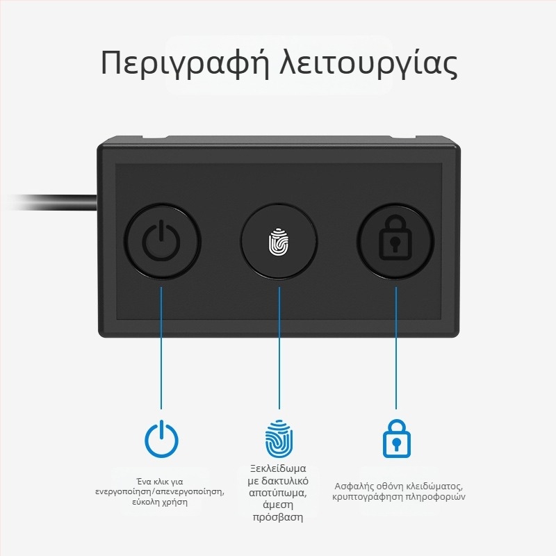 ZW01 USB Windows Hello δακτυλικό αναγνωριστικό – για υπολογιστές Windows 10/11, ξεκλειδώνει κατά την εκκίνηση και στην οθόνη σύνδεσης