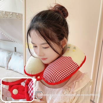 Μαξιλάρι λαιμού σε σχήμα U με αφρό μνήμης, Cartoon στυλ, Crystal Velvet ύφασμα (Γέμισμα: Αφρός μνήμης; Υφασμάτινο: Crystal Velvet; Στυλ: Καρτούν; Μορφή: U-σχήματος; Βάρος: έως 0,5 kg)